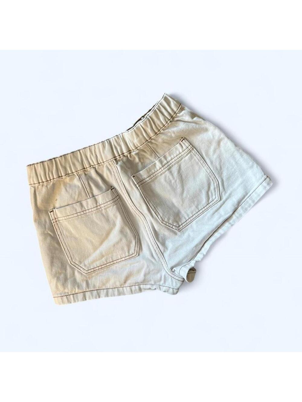 Y2K coastal cowgirl cream boho PacSun denim shorts size small - Picture 3 of 6